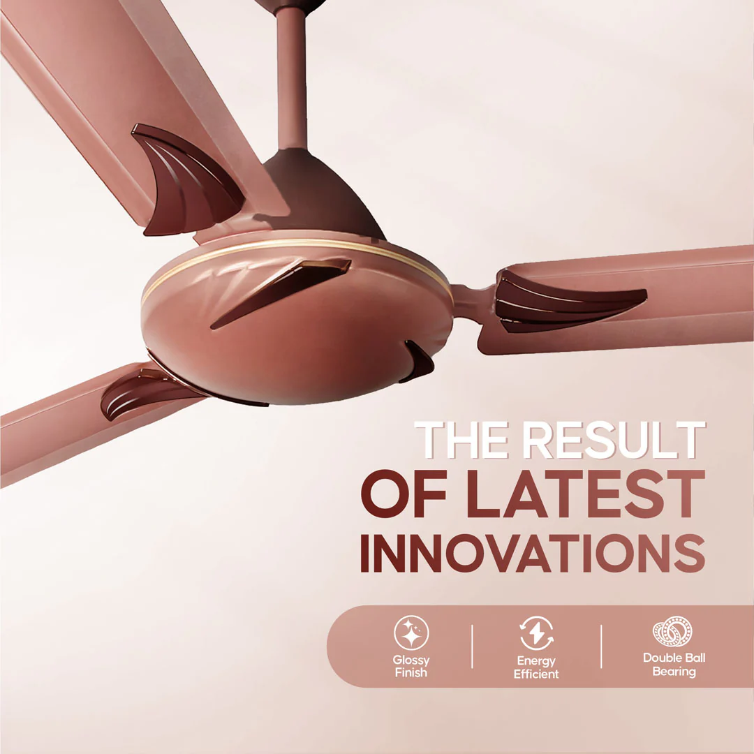 Longway Creta P2 1200 mm/48 inch Remote Controlled 3 Blade Anti-Dust Decorative Star Rated Ceiling Fan (Pack of 2) - Image 13